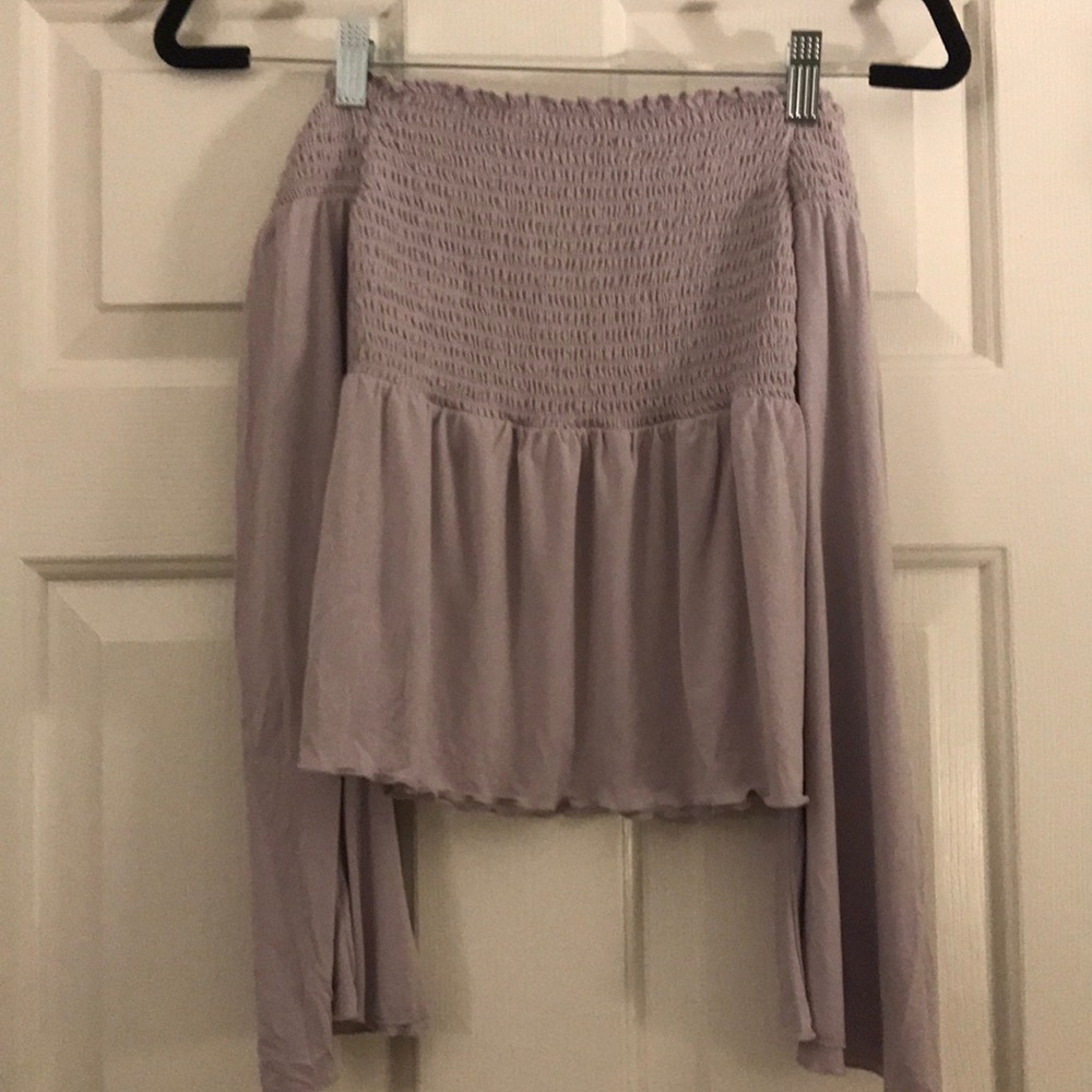 off the shoulder long sleeve